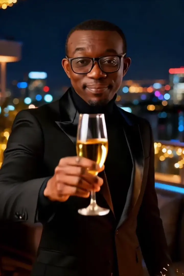 Happy birthday AI — a rooftop toast